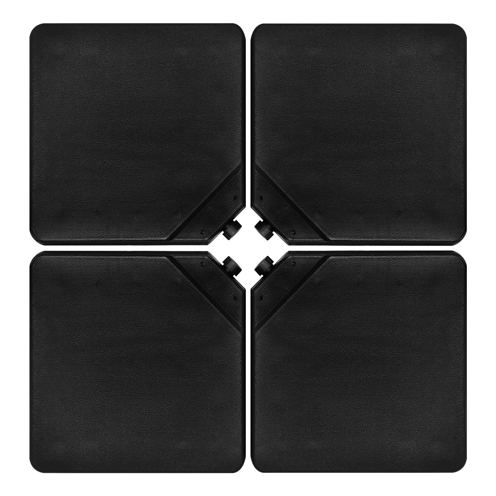 Tangkula 4Pcs 13L 220 lbs Cantilever Offset Patio Umbrella Base